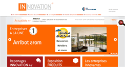 Desktop Screenshot of innovation47.fr