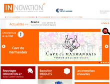 Tablet Screenshot of innovation47.fr